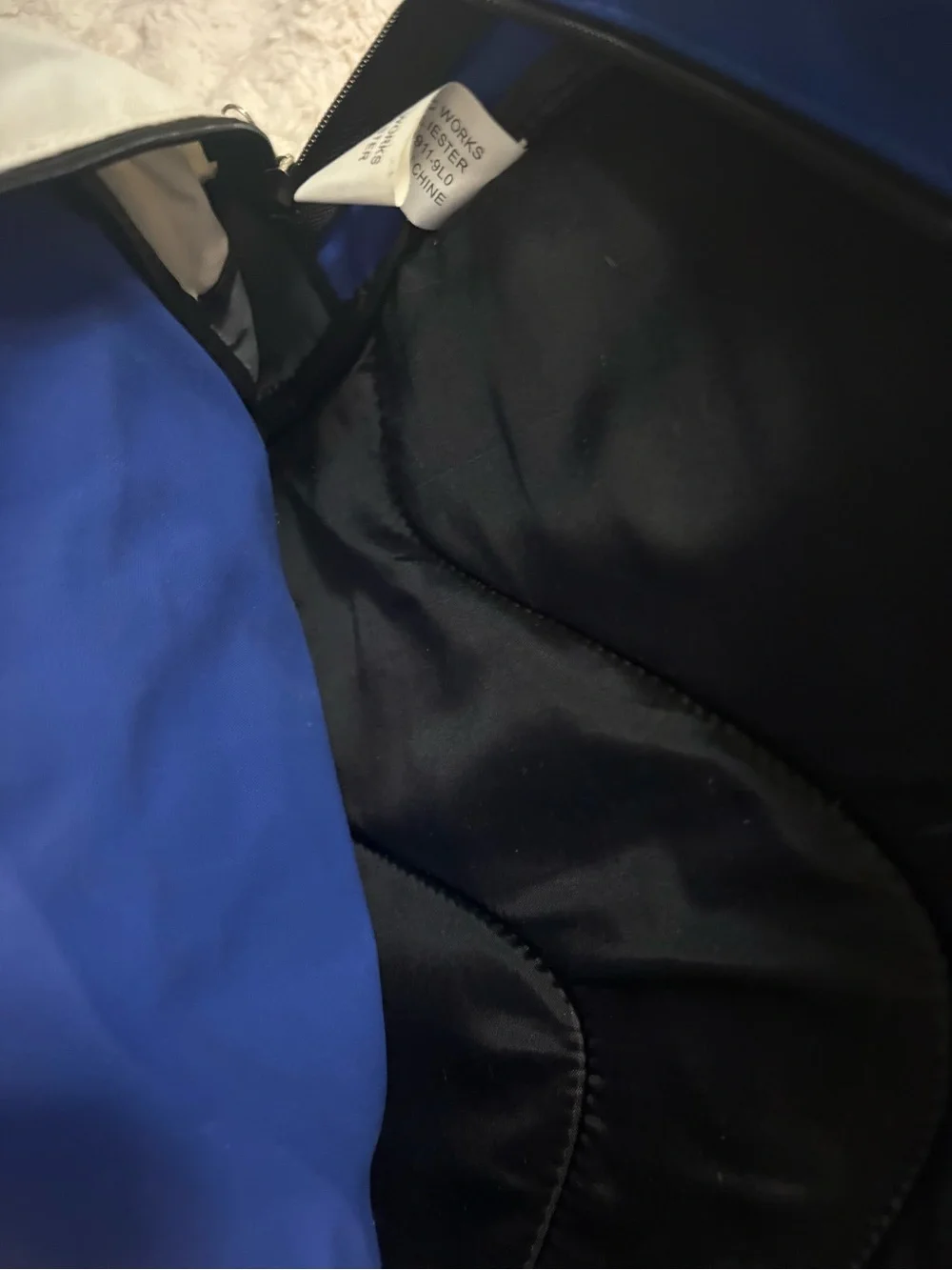 Blue and Gray Mesh Front Backpack - Men Bags
